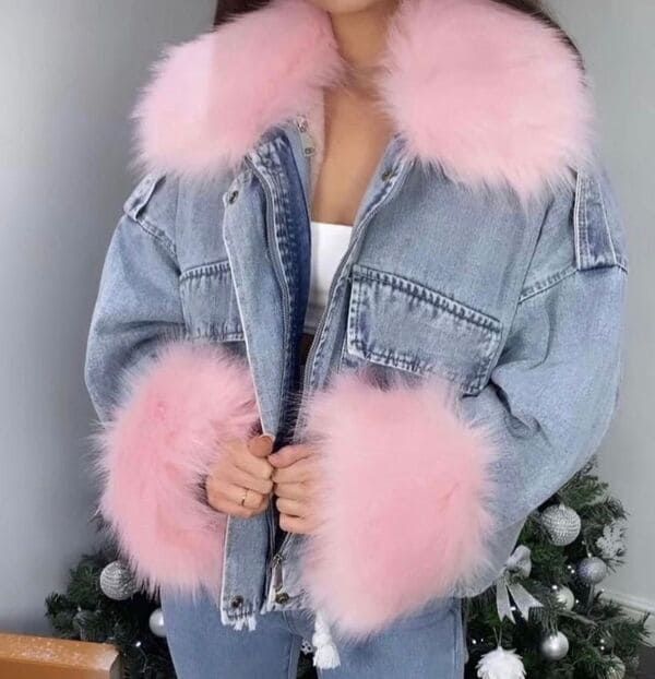 CHAQUETA FUR MEZCLILLA