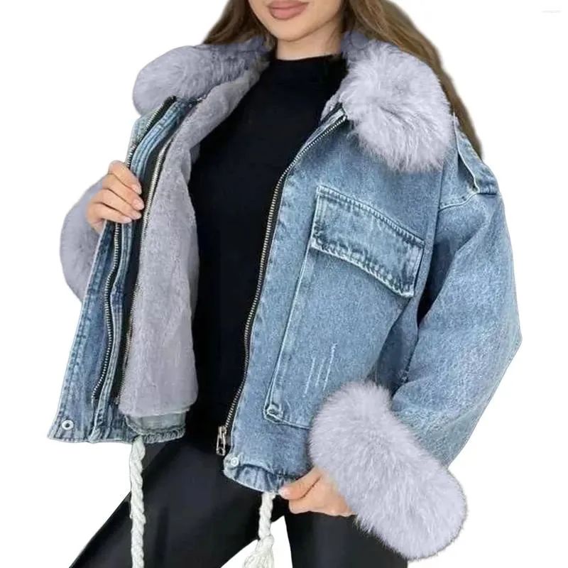 CHAQUETA FUR MEZCLILLA